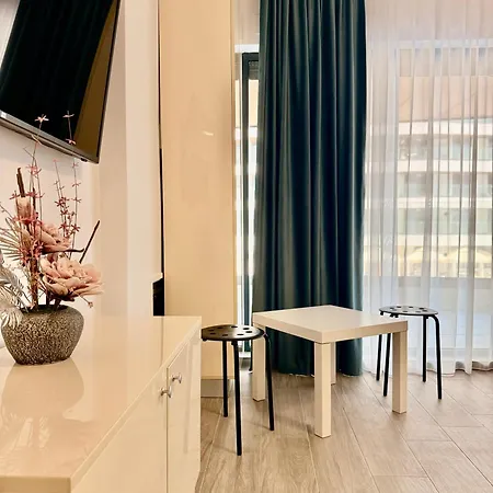 Aqua Vista Del Mar - La Mare - Facilitati - Acces Direct Plaja 아파트 마마이아